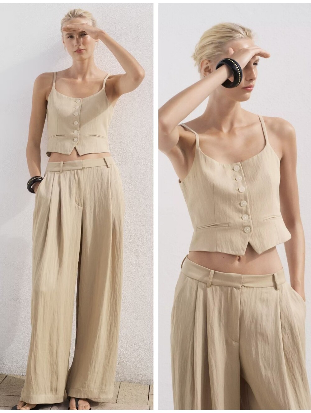 MANGO VEST/PANTS SET